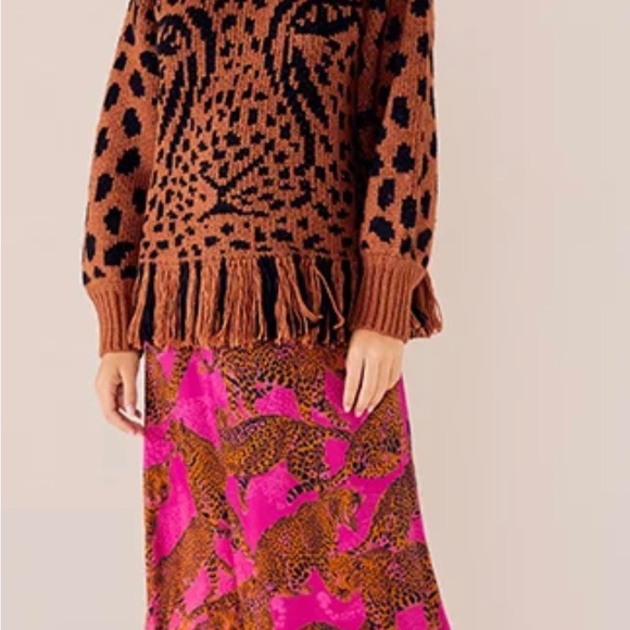 Farm Rio Leopard Sweater - Picture 4 of 4